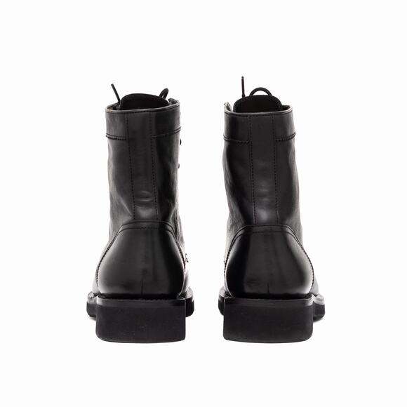 GUCCI Tom Ford Era Men\'s Leather Moc Toe Combat Boot Black EU43.5/US10.5 main image 7